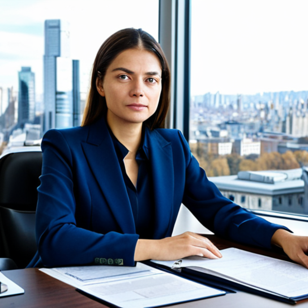Expert in a Modern Office**
"A professional female researcher in a modest dark blue business suit, sitting at a clean desk in a well-lit modern office with large windows overlooking a bustling city, fully clothed, appropriate attire, safe for work, perfect anatomy, correct proportions, natural pose, professional photography, high quality, serious expression, surrounded by research documents and computer screens displaying complex data visualizations."
**