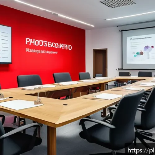 Home 32 생산적인 토론을 위한 사전 연구 방법 - A modern Polish business meeting room with diverse professionals actively engaged in a discussion, f...