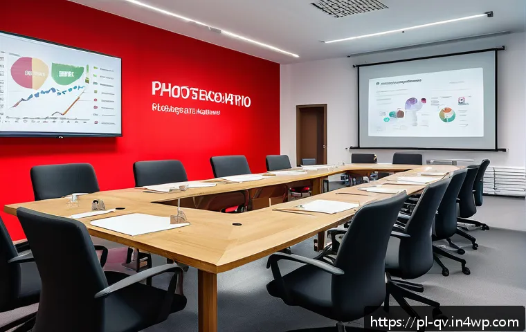 생산적인 토론을 위한 사전 연구 방법 - A modern Polish business meeting room with diverse professionals actively engaged in a discussion, f...